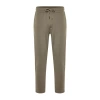Mens New Fashion Straight Leg Regular Length Knitted Jogger Fit Waist Lace-Up Textured Knitted Casual Pants