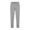 Mens New Fashion Straight Leg Regular Length Knitted Jogger Fit Waist Lace-Up Textured Knitted Casual Pants