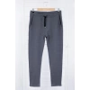Mens New Fashion Straight Leg Regular Length Knitted Jogger Fit Waist Lace-Up Textured Knitted Casual Pants