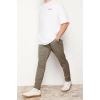Mens New Fashion Straight Leg Regular Length Knitted Jogger Fit Waist Lace-Up Textured Knitted Casual Pants