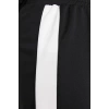 Kadın Moda Büyük Beden Geniş Paça Uzun Boy Örme Beli Lastikli Şerit Detaylı Geniş Paça Örme Pantolon