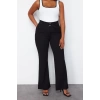 Kadın Yeni Moda Büyük Beden Geniş Paça Uzun Boy Örme