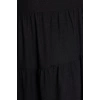 Women Fashion Stylish Plus Size Mini Length Crew Neck Relaxed Plain A-line Knitted Dress
