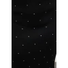 Kadın Moda Şık Büyük Beden Midi Boy Bisiklet Yaka Fitted Taşlı Triko Elbise
