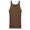 Women Fashion Stylish Plus Size Midi Length V Neck Fitted Vest Knit Dress