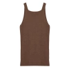 Women Fashion Stylish Plus Size Midi Length V Neck Fitted Vest Knit Dress