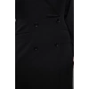 Kadın Moda Şık Büyük Beden Mini Boy Gömlek Yaka Fitted Cepli Dokuma Büyük Beden Gömlek Elbise