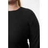 Womens Fashion Plus Size Mini Length Crew Neck Fitted Basic Hidden Zipper Woven Plus Size Dress