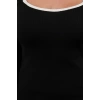 Women Fashion Stylish Plus Size Midi Length Square Neck Fitted Bodycon Slim Knit Dress