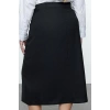 Kadın Moda Stil Maxi Astarsız Dokuma Büyük Beden Maxi Yırtmaçlı Dokuma Etek