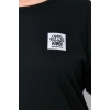 Womens Plus Size Midi Length Relaxed 100% Cotton Knitted T-shirt Dress with Gathering and Label Detail