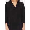 Women Fashion Stylish Maxi Length V Neck Regular Black Wide Pattern Woven Beach Dress