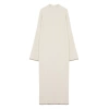 Women Fashion Stylish Hijab Maxi Length Crew Neck Relaxed Stitching Detailed Long Knit Dress