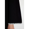 Women Fashion Stylish Hijab Maxi Length Crew Neck Relaxed Stitching Detailed Long Knit Dress