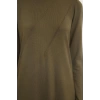 Women Fashion Stylish Hijab Maxi Length Crew Neck Fitted Ribbed Detailed Knit Dress