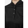 Kadın Moda Şık Tesettür Maxi Boy Kapüşonlu Oversize Normal Kalıp Örme Elbise