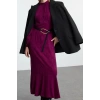 Women Fashion Stylish Hijab Maxi Length Crew Neck Regular Jacquard Floral Woven Dress