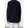 Women Fashion Stylish Hijab V Neck Low Sleeve Regular Heart Patterned Comfortable Pattern Knitwear Cardigan