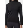 Womens Stand Collar Standard Sleeve Standard Extra Warm Zippered Polar Winter Knitted Sports Sweatshirt