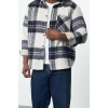 Fashion Shirt Collar Plaid Long Sleeve Plus Size Winter Checkered Lumberjack Shirt Jacket