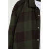 Fashion Shirt Collar Plaid Long Sleeve Plaid Lumberjack Checkered Winter Woven Plus Size Shirt