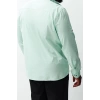 Moda Düğmeli Yaka Düz Uzun Kol Regular Fit Rahat Düğmeli Yaka Basic Büyük Beden Gömlek