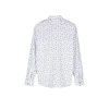 Moda Gömlek Yaka Geometrik Uzun Kol Desenli Slim Fit Erkek Erkek Gömlek