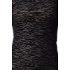 Kadın Moda Şık Mini Boy Dik Yaka Fitted Floklu Zebra Desenli Astarlı Tül Elbise