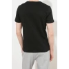 Yeni Sezon Slim %100 Pamuk Bisiklet Yaka Kısa Kol Baskılı Desenli Günlük Dokuma T-Shirt
