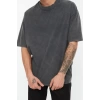 New Season Comfortable Cotton Stand Collar Short Sleeve Plain Patterned Casual T-Shirt