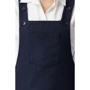 Women Fashion Stylish Mini Length Square Collar Regular Vest Woven Dress