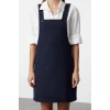 Women Fashion Stylish Mini Length Square Collar Regular Vest Woven Dress