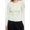 Women Fashion Stylish Crew Neck Standard Sleeve Regular Basic Knitwear Sweater