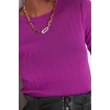 Women Fashion Stylish Crew Neck Standard Sleeve Regular Basic Knitwear Sweater