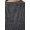 Women Fashion Stylish Crew Neck Low Sleeve Crop Super Basic Knitwear Sweater