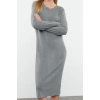 Women Fashion Stylish Maxi Length Stand Collar Regular Knitwear Premium Yarn Special Yarn Dress