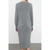 Women Fashion Stylish Maxi Length Stand Collar Regular Knitwear Premium Yarn Special Yarn Dress