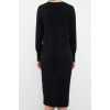 Women Fashion Stylish Maxi Length Stand Collar Regular Knitwear Premium Yarn Special Yarn Dress