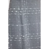 Women Fashion Stylish Mini Length Crew Neck Regular Plaid Checkered Straight Cut Tweed Woven Dress