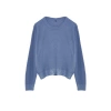 Women Fashion Stylish Crew Neck Standard Sleeve Regular Foil Printed Knitwear Sweater