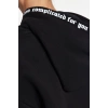 Kadın Regular Kapüşonlu Standart Kol Regular Kapüşonu Slogan Baskılı Geniş Kesim Örme Sweatshirt