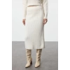 Women Fashion Stylish Regular Length Long Sleeve Wool Knitted Sweater Top-Bottom Set
