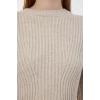 Women Fashion Stylish Mini Length Crew Neck Regular Knitwear A-Line Form Fit Dress