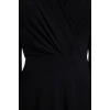 Women Fashion Stylish Maxi Length Double Breasted Regular Plain Knitted Dress