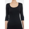 Kadın Moda Maxi Boy Havuz Yaka Slim Fitted Vücuda Oturan Uzun Kollu Bisiklet Yaka Esnek Örme Elbise