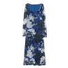 Women Fashion Stylish Maxi Length Square Neck Slim Animal Leopard Print Bodycone Fitted Knitted Dress