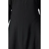 Womens Fashion Stylish Mini Length Crew Neck Regular A Cut Stitch Detailed Woven Dress