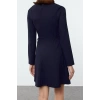 Women Fashion Stylish Mini Length Square Neck Regular Waist Open Bow Detailed Woven Dress