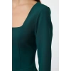 Women Fashion Stylish Mini Length Square Collar Regular Pocket Detailed Woven Jacket Dress