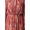 Women Fashion Stylish Midi Length Stand Collar Regular Shawl Pattern Lined Woven Winter Dress